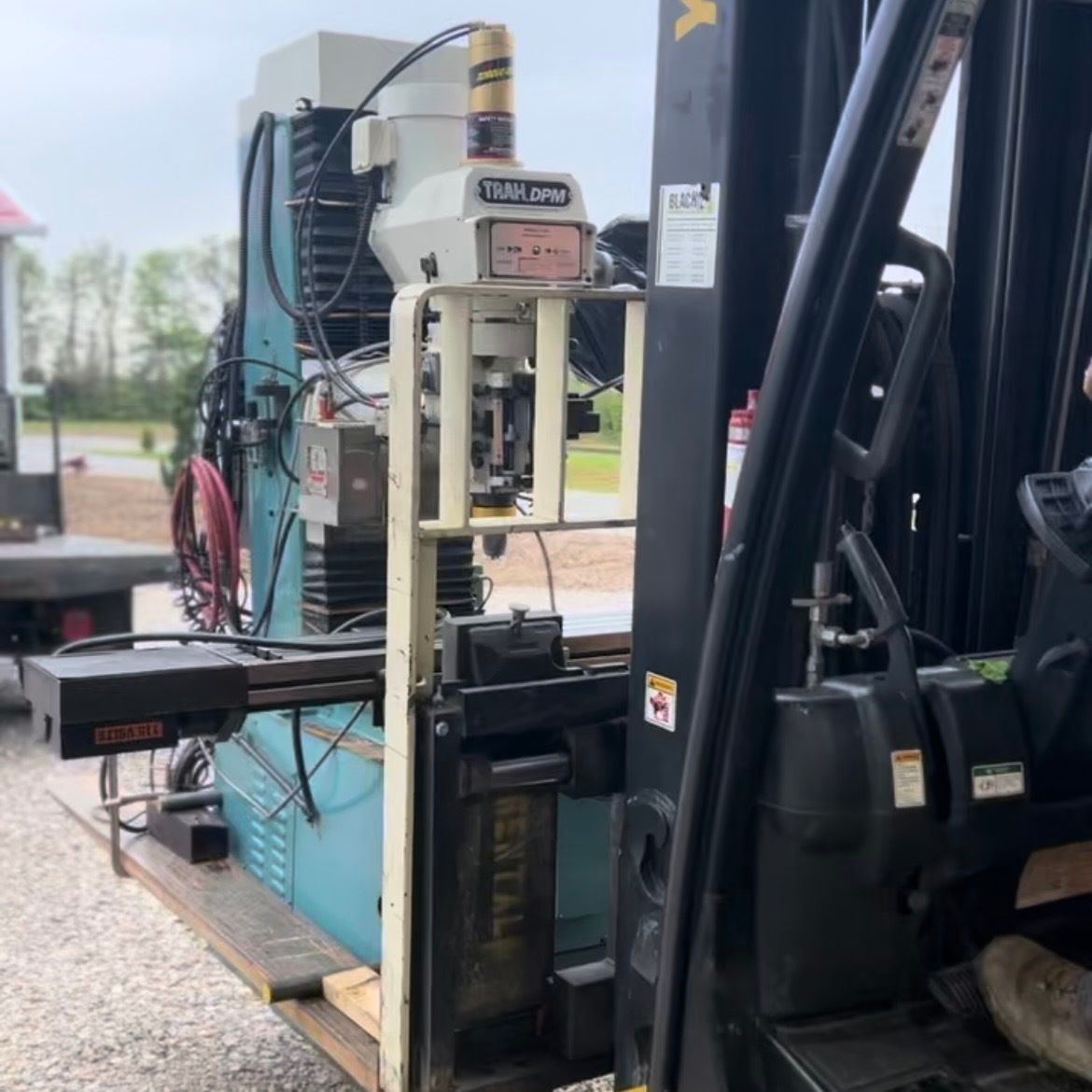 Envision's in-house machine shop being installed